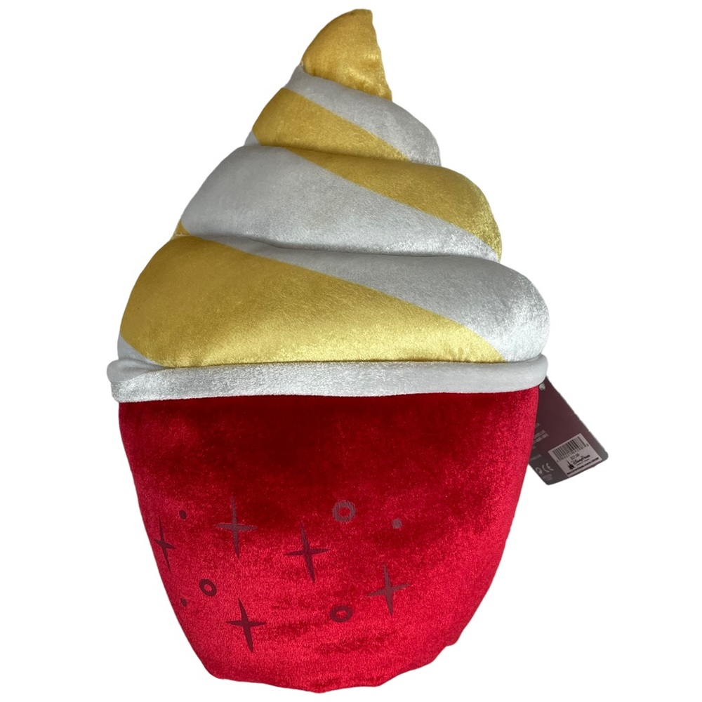 Disney Parks Dole Whip Scented Large Sized Squishy Stuffed Plush Dead-stock Tags